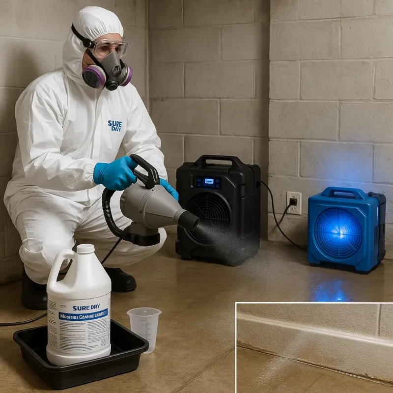 Sanitization and Odor Removal process in Alexandria, LA